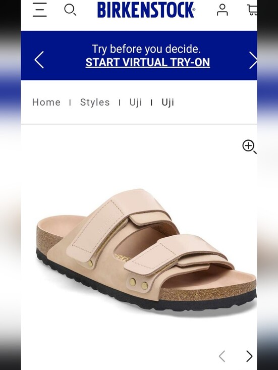Birkenstock Shoes - Birkenstock Uji
Nubuck Leather
Double-Strap Sandals